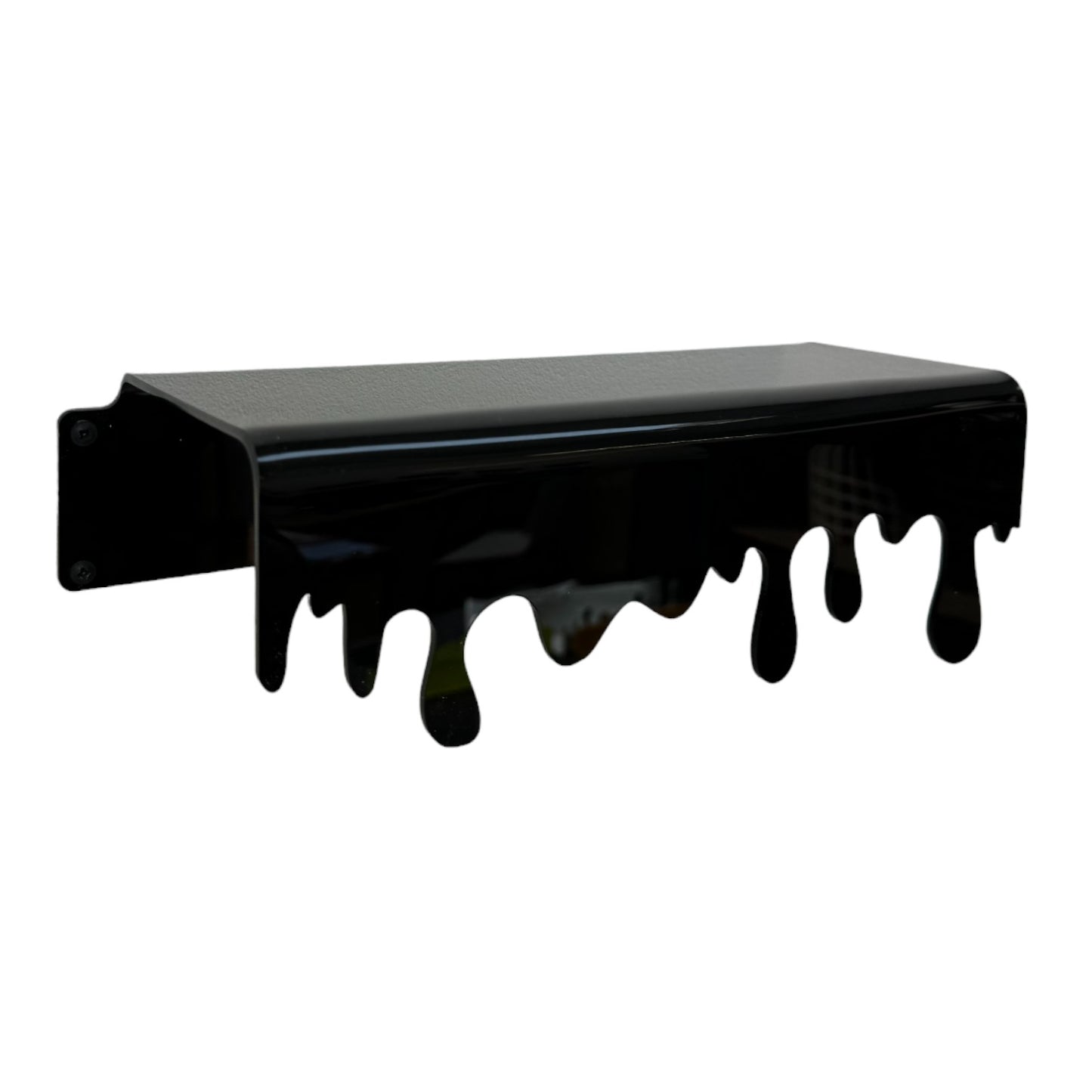 Black Gloss Glooop Classic Melty Shelf (30cm)