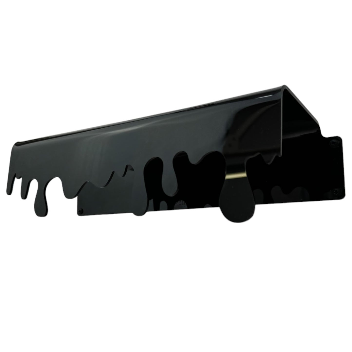 Black Gloss Glooop Classic Melty Shelf (30cm)