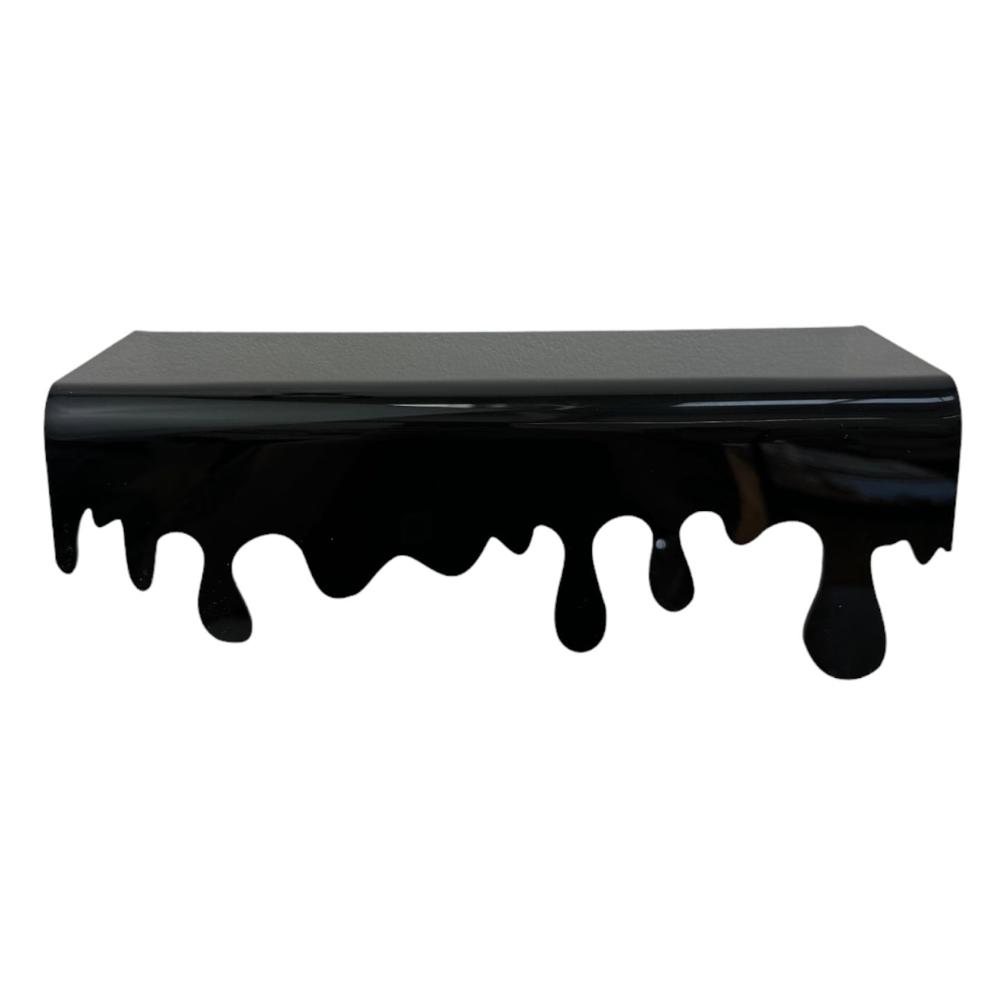 Black Gloss Glooop Classic Melty Shelf (30cm)