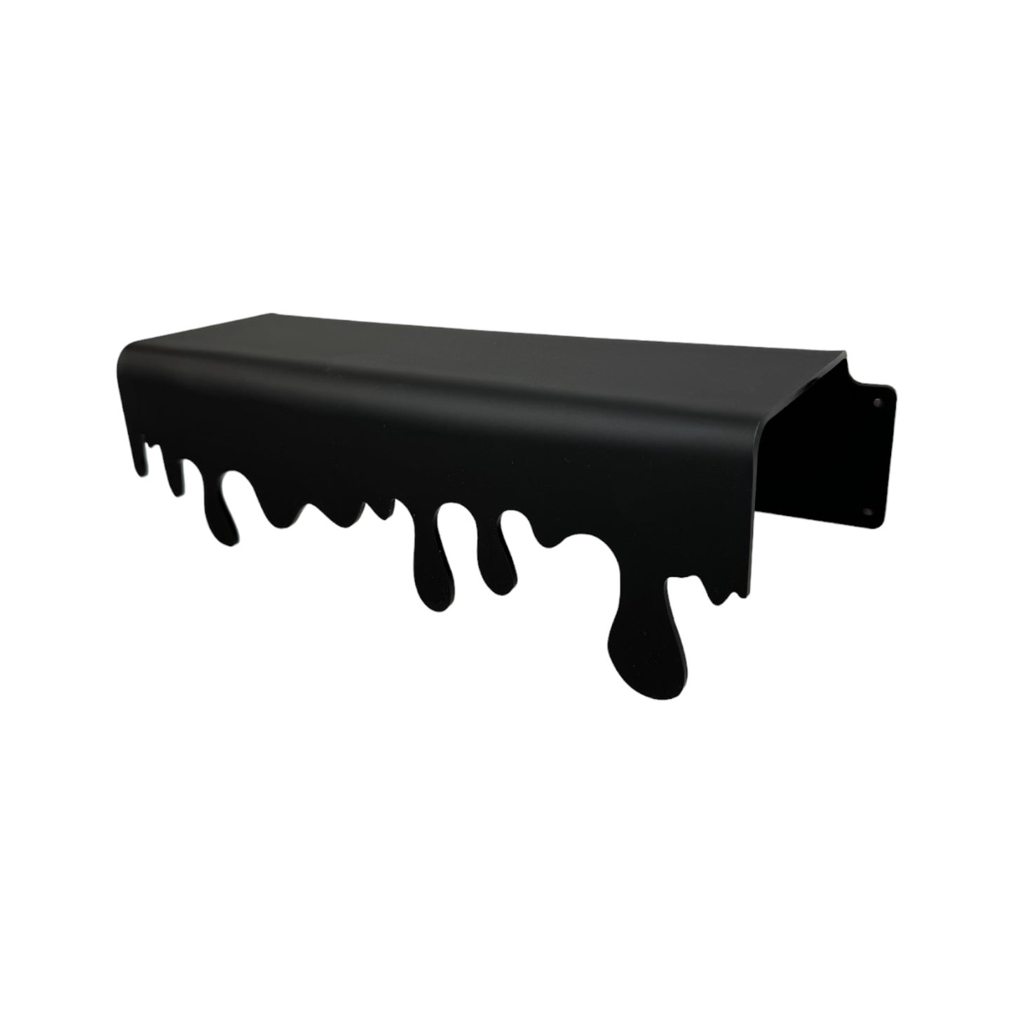 Matt Black Glooop Classic Melty Shelf (30cm)