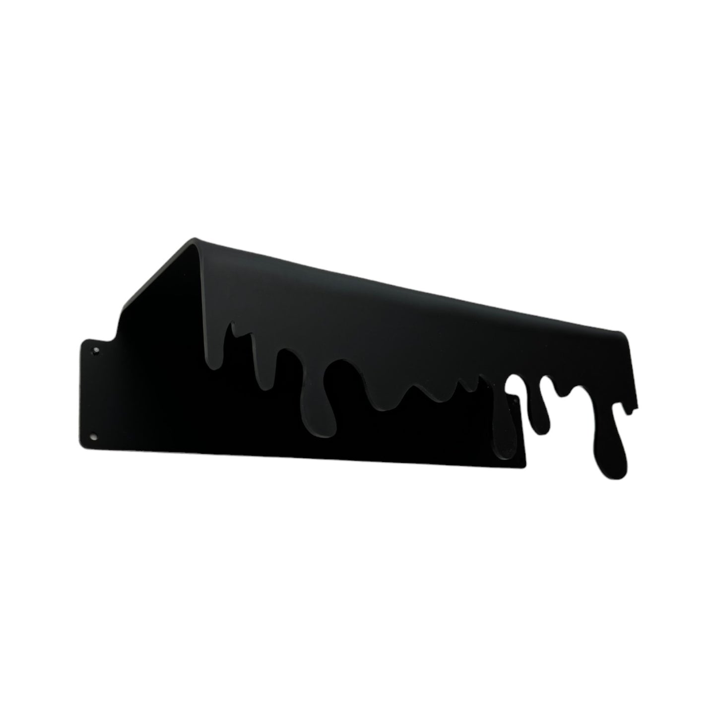 Matt Black Glooop Classic Melty Shelf (30cm)