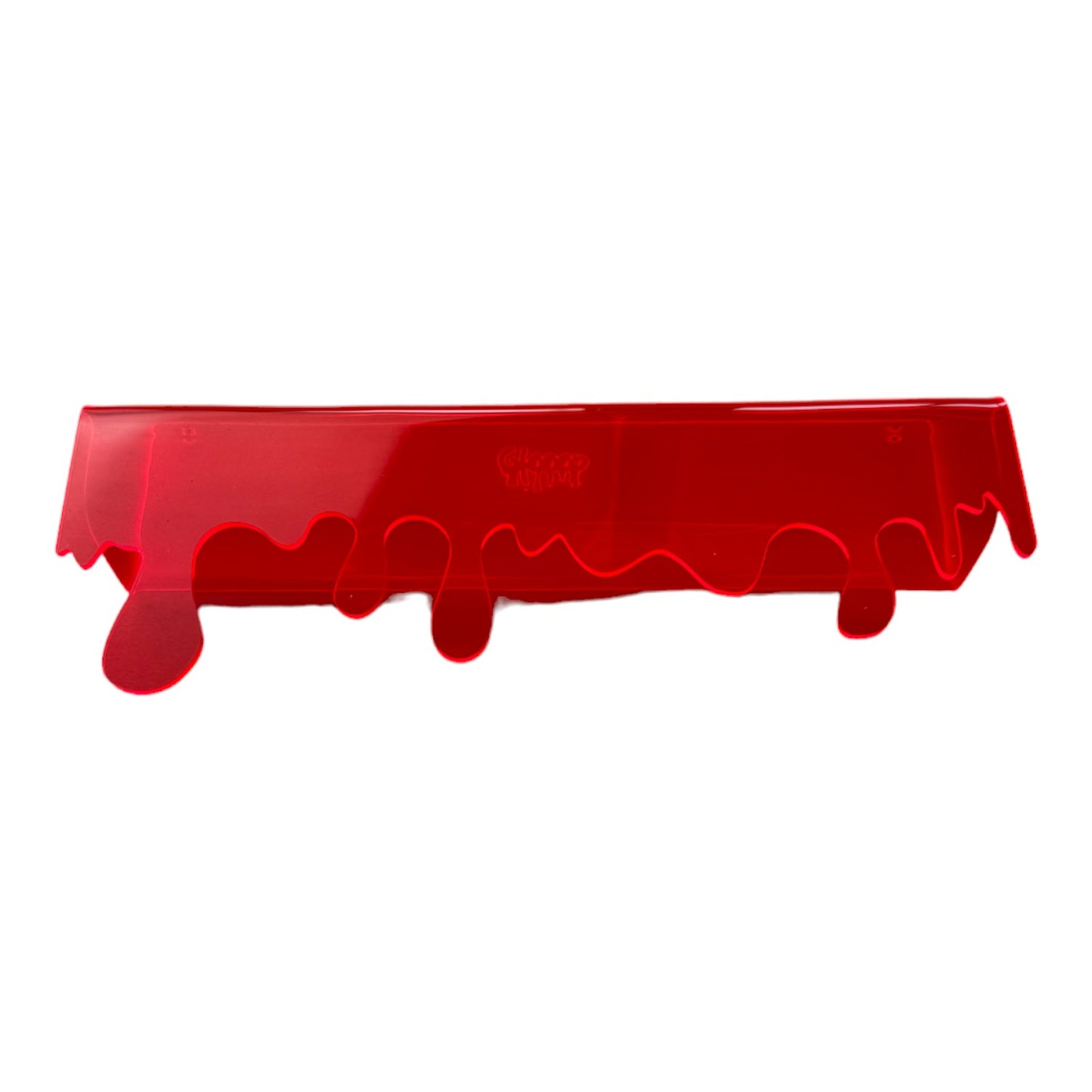 Mars Red Glooop Melty Picture Lipped Shelf (30cm)