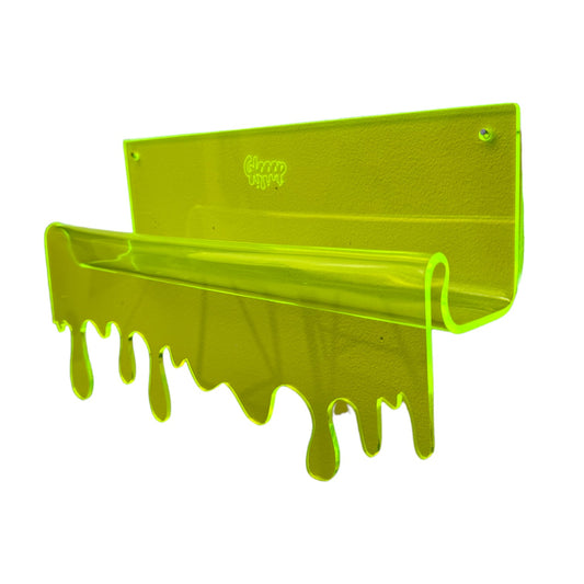 Acid Green Glooop Melty Picture Lipped Shelf (30cm)